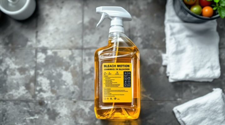 L'eau de Javel : désinfectant efficace et précautions d'utilisation