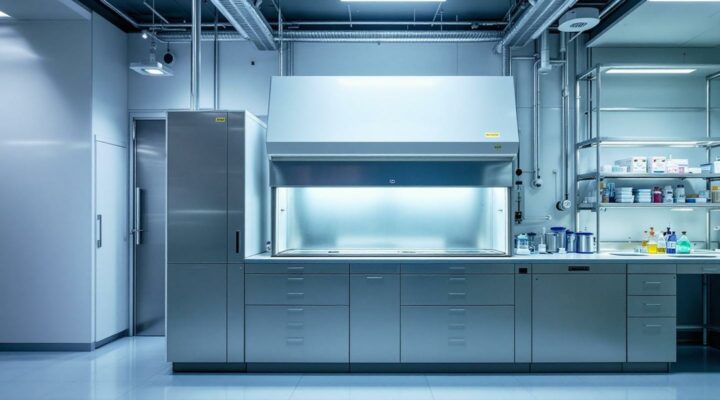 Différence entre hotte et sorbonne : protection en laboratoire chimique
